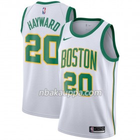 Boston Celtics Gordon Hayward 20 2018-19 Nike City Edition Valkoinen Pelipaidat Swingman - Miesten